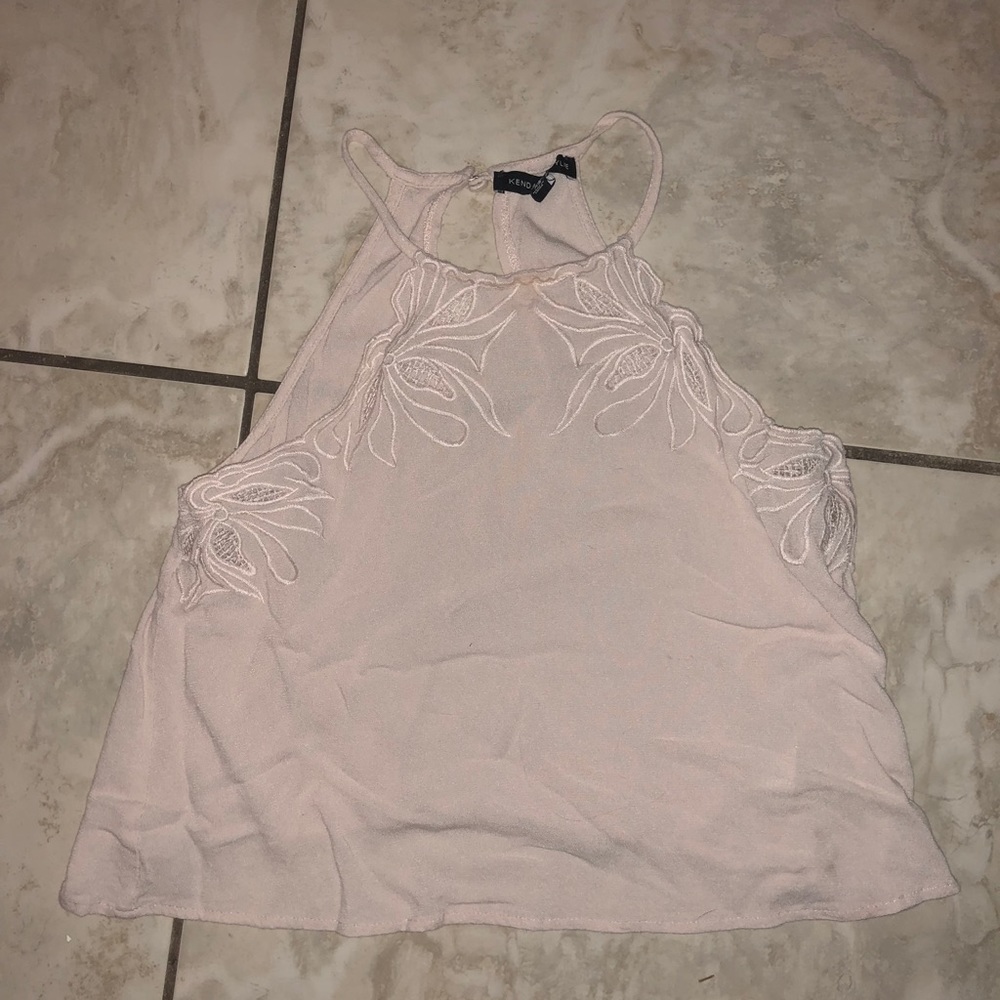 Detailed halter top.